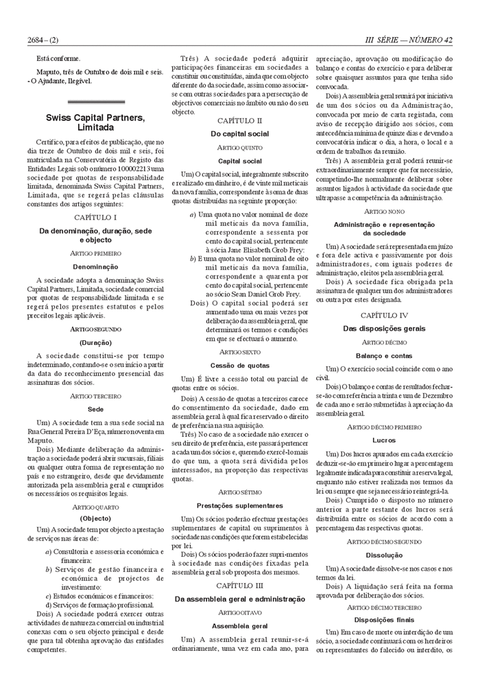 Br N º 42 Iii Serie 06 Suplemento