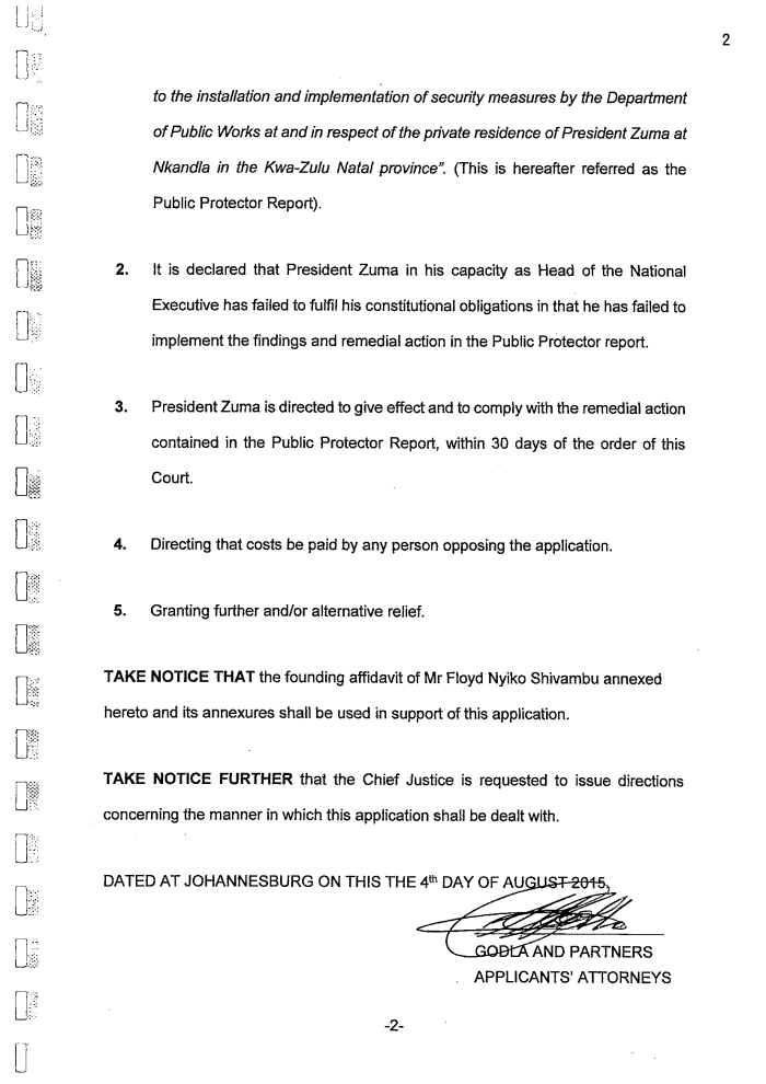 Nkandla Report Pdf