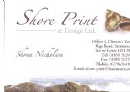 Shore Print & Design Ltd 