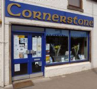 The Cornerstone window where An t-Oisean is based.