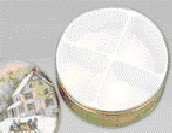 Holiday Tin - You Choose Contents Of Four Sections 