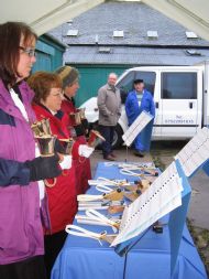 Cushnie Handbell Ringers at the November Market 2009