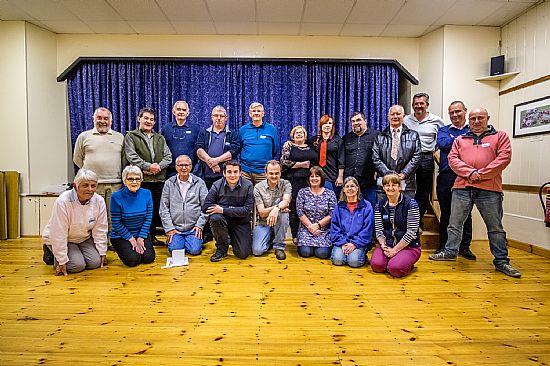members of caston camera club celebrate at their annual agm and annual awards evening.