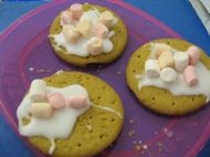 Icing biscuits