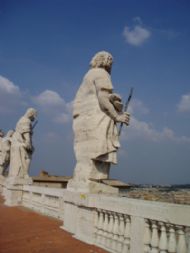 ON THE ROOF OF ST PETERS