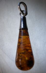 Amber Pendant, £35.00 inc. FREE postage.