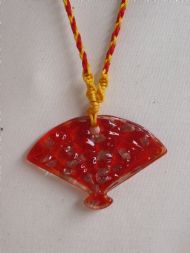 Glass Pendant, With adjustable cotton cord, £8.00 inc. FREE postage