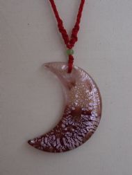 Glass Pendant, With adjustable cotton cord, £8.00 inc. FREE postage