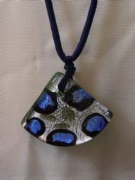 Glass Pendant, With adjustable cotton cord, £8.00 inc. FREE postage