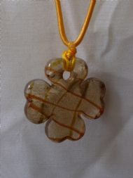 Glass Pendant, With adjustable cotton cord, £8.00 inc. FREE postage