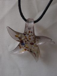 Glass Pendant, With adjustable cotton cord, £8.00 inc. FREE postage