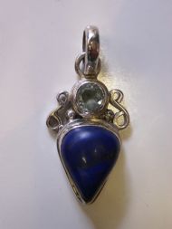 Lapis & Blue Topaz Pendant, £35.00 inc. FREE postage.