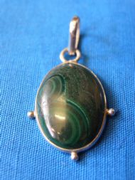 Malachite Pendant, £17.50 inc. FREE postage
