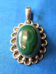 Malachite Pendant, £25.00 inc. FREE postage.