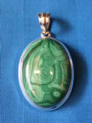 Malachite Pendant, £60.00 inc. FREE postage.