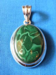 Malachite Pendant, £40.00 inc. FREE postage.