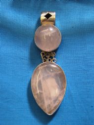Rose-Quartz Pendant, £65.00 inc. FREE postage.