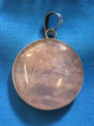 Rose-Quartz Pendant, £30.00 inc. FREE postage.
