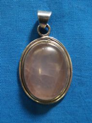 Rose-Quartz Pendant, £30.00 inc. FREE postage.