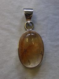 Rutilated-Quartz Pendant, £25.00 inc. FREE postage.