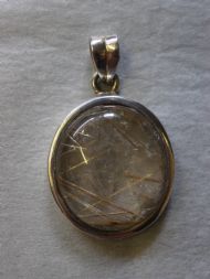 Rutilated-Quartz Pendant, £27.50 inc. FREE postage.