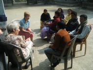 Microcredit bank meeting