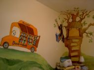 Baby's room mural, another view. Client:.Knueppel