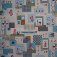 Sun Bonnet Cotton Patch Blue