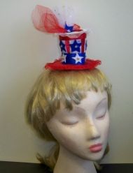 Stars and Stripes mini top hat