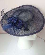 Classic Navy Fascinator