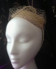 Beige Bell Boy Hat