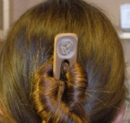Cherry 3 Leaves + Barley Twist Hair Fork