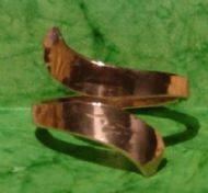 Hand Forged Flat Ended Ring