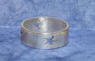 Silver Pierced (with Stars) Ring