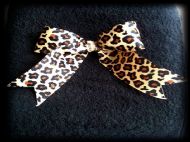 leopard print bow