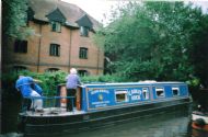 Narrow boat on Kennet & AvonCanal