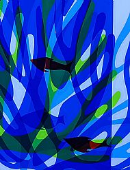 Seaweed and Fish - cropped section