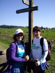 Eilidh & Sandie on Day 2 of West Highland Way.