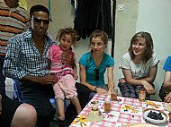 Girls' morning tea break