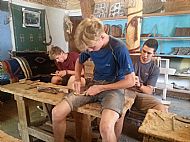 Carpentry with the men's association