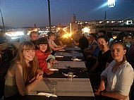 Celebration meal in Marrakesh