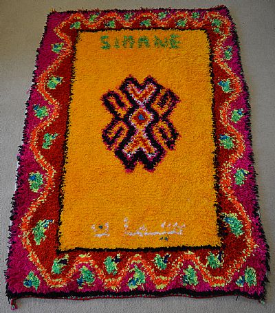 personalised moroccan rug
