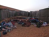 Sleeping under the stars