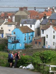 End of Day 3 - arriving in Staithes