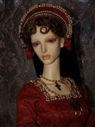 Princess Elizabeth-Tudor Gown & Accessories for Soom Mecha Angel