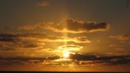 sunset in the Atlantic