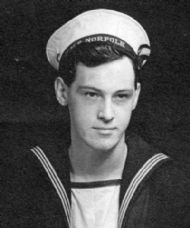 Alastair serving on HMS Norfolk