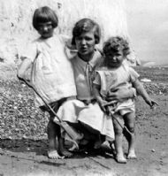 Marjorie Vernon with Alison and Colin