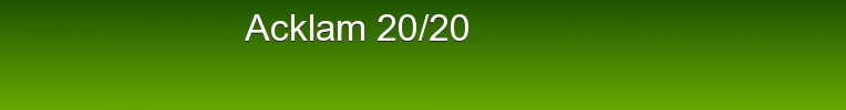 Acklam20/20