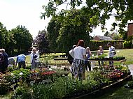 Some of the produce on sale, from Creaton in Bloom 2014